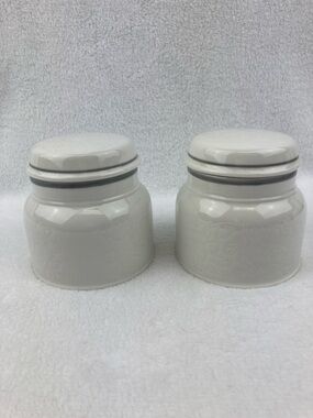 VTG 1985 Royal Doulton Tracery Smoke Sugar Bowl with Lid, Set of 2